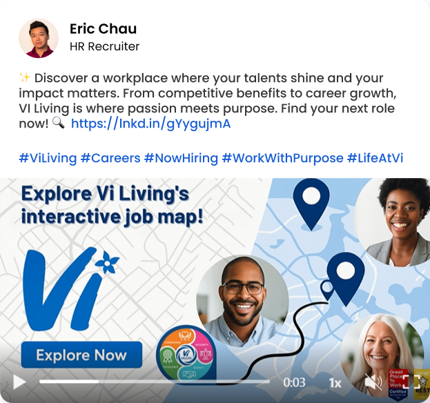 Eric Chau Recruiter at Vi Living