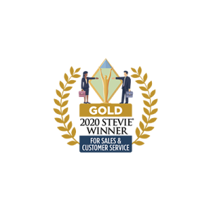 2020 Stevies Award - Gold - Sales and Customer Service