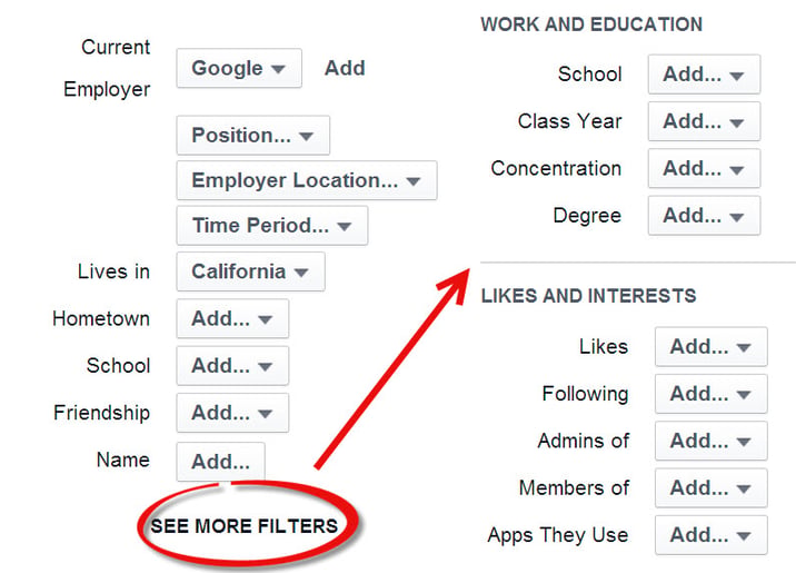 Advanced FB Graph Search