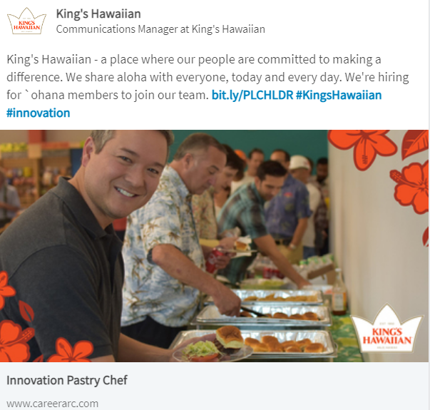 King's Hawaiin caption