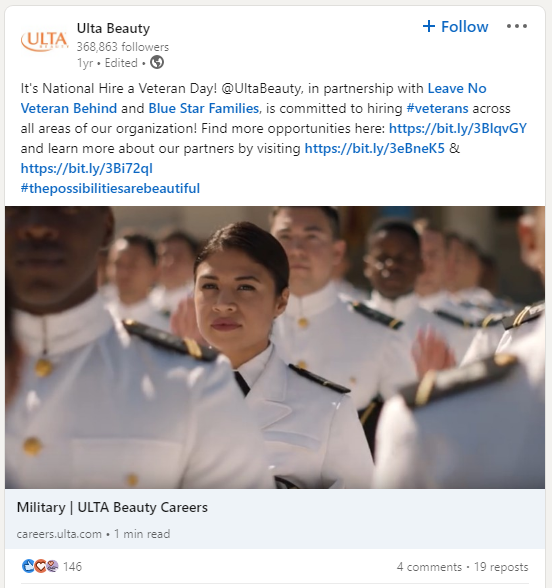 How Ulta Beauty finds vet employees
