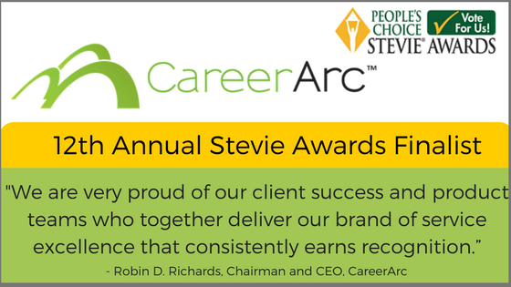 careerarc stevie awards 2018 quote