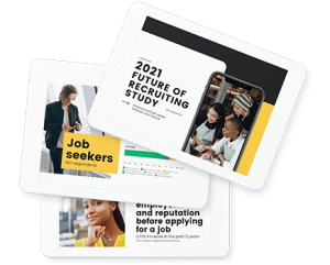 Pages from CareerArc's 2021 Future of Recruiting Study