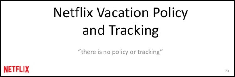 netflix culture deck vacation policy