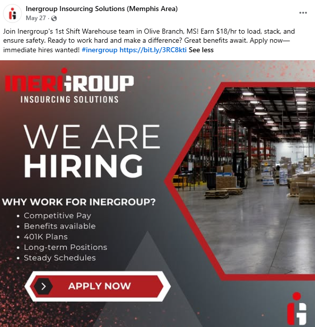Inergroup-4-Memphis FB Page