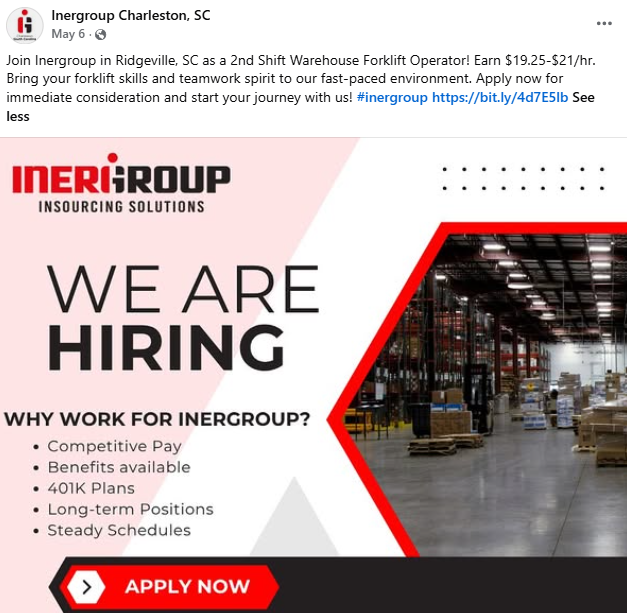 Inergroup-6-Charleston FB Page