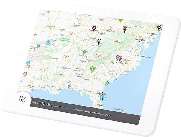 HVMG's job map using CareerArc's social recruiting platform