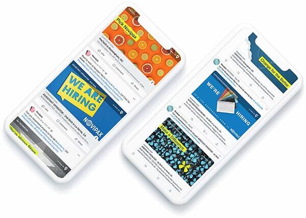 Novipax social recruiting job posts using CareerArc's social recruiting platform